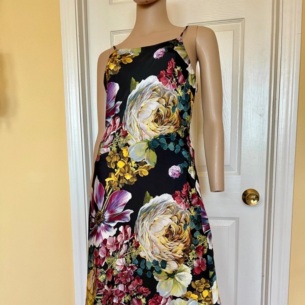 EXPRESS Satin Cami Maxi Dress